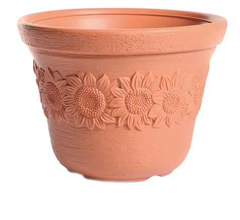 Květináč SUNNY DBSU46, cihlový, průměr 460 mm
