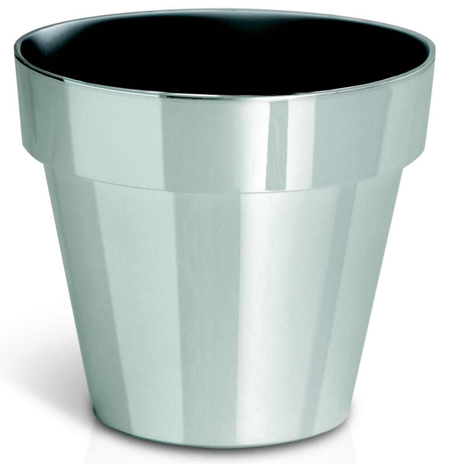 Květináč CHROME SILVER DGC170S, průměr 170 mm