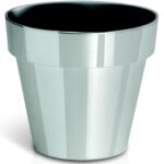 Květináč CHROME SILVER DGC140S, průměr 140 mm