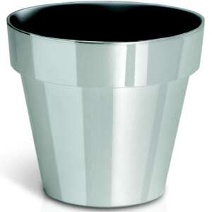 Květináč CHROME SILVER DGC140S, průměr 140 mm