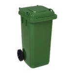 Popelnice 120l zelená plastová