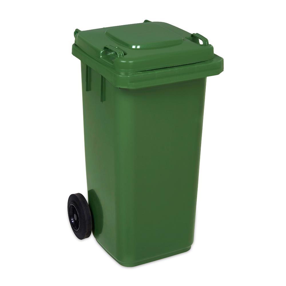 Popelnice 120l zelená plastová