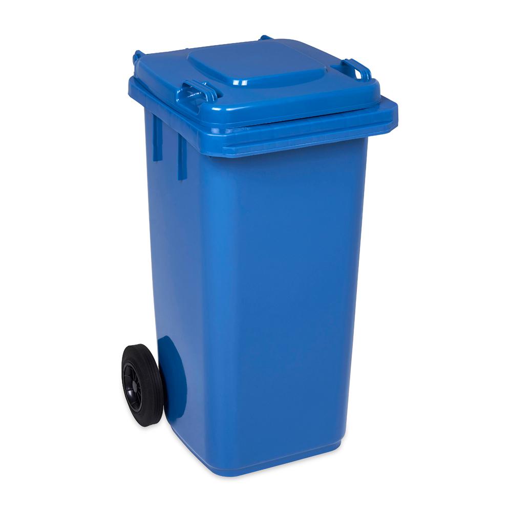 Popelnice 120l modrá plastová
