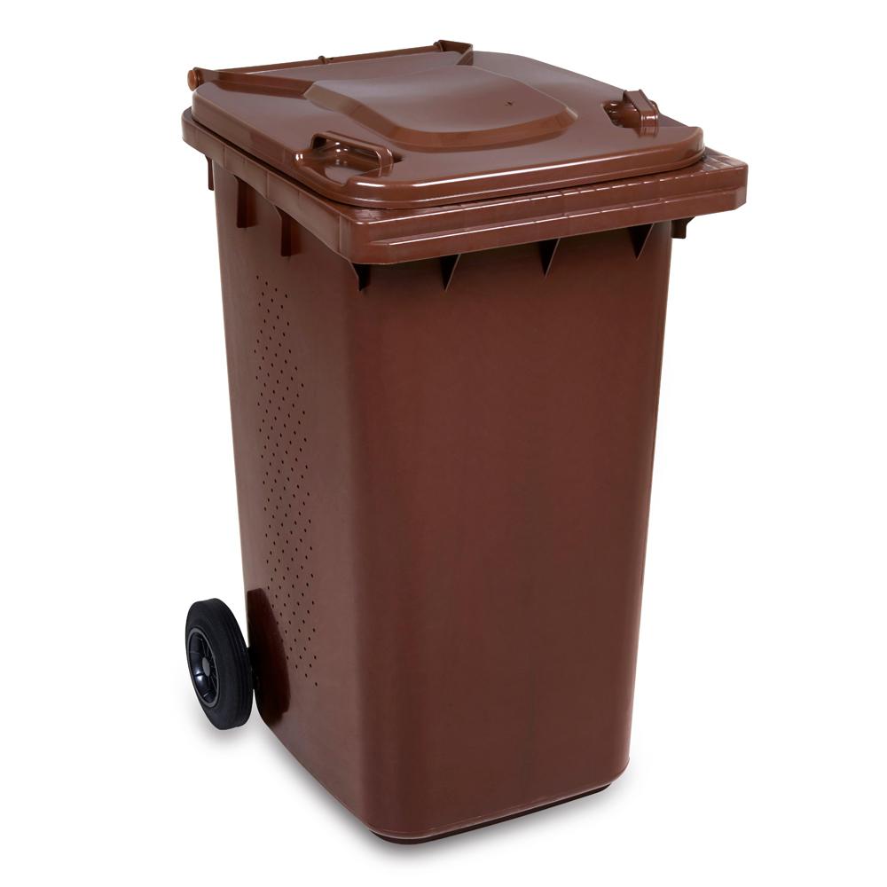 Popelnice BIO 240l hnědá plastová