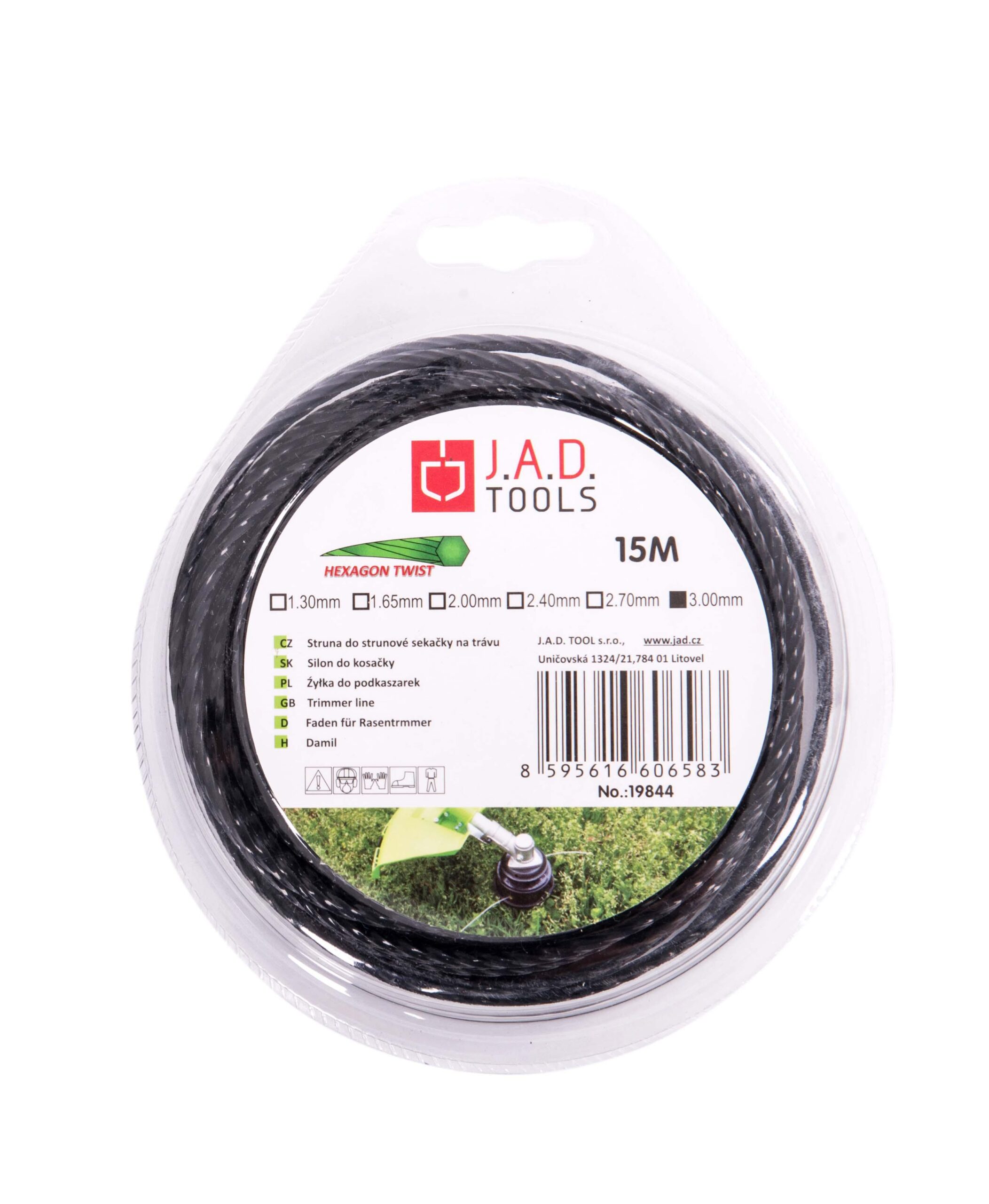 Struna twist 2,7mm-blistr 15m