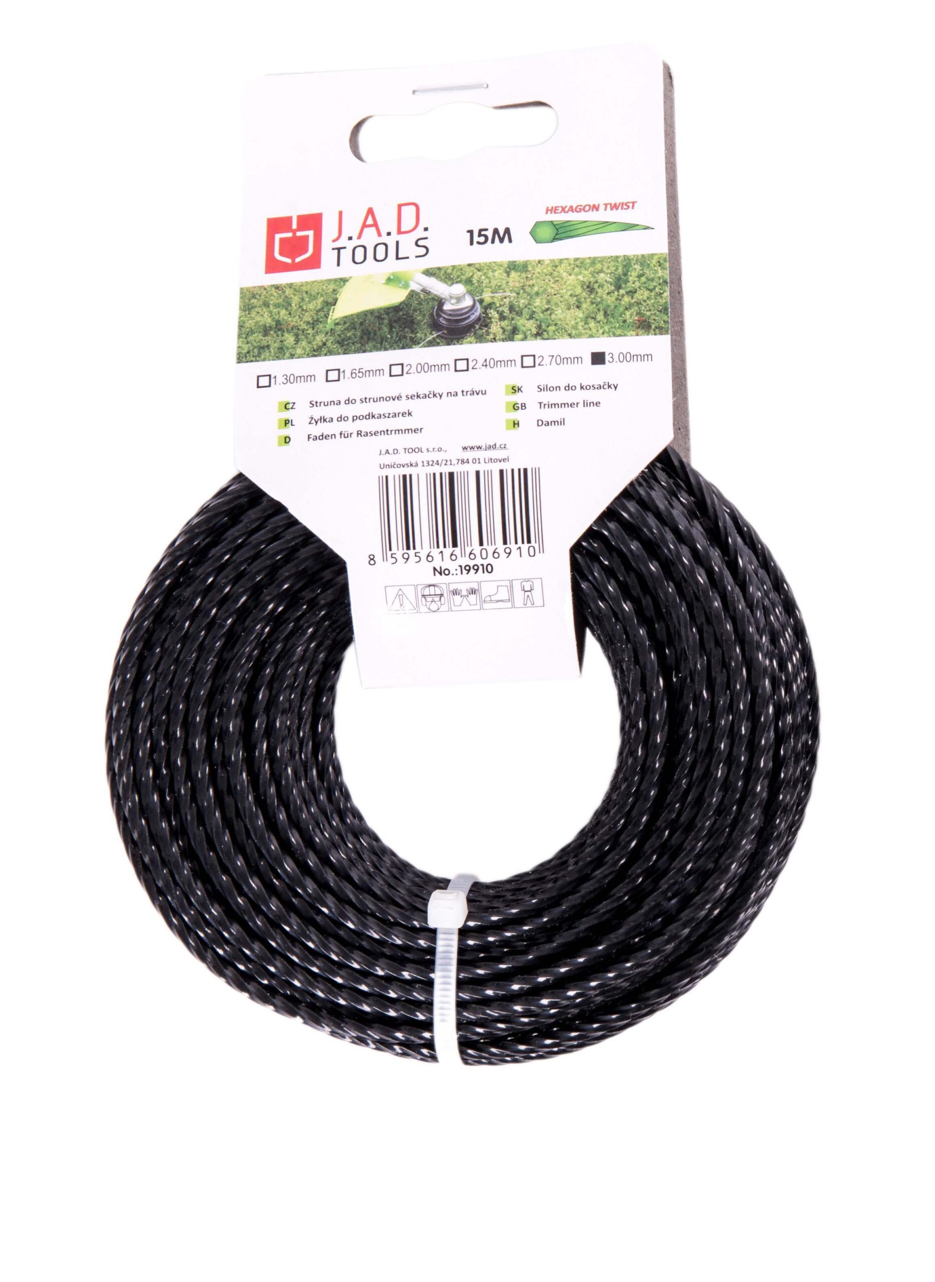 Struna twist 3,0mm 15m papír. závěs