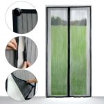Síť proti hmyzu 218x96cm do dveří,magnetická,černá