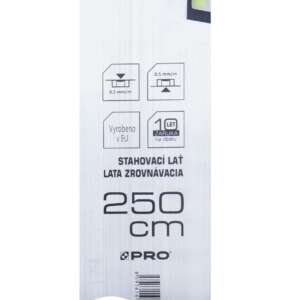 Stahovacílať 250 cm, 2 libely
