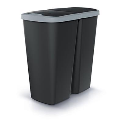 Odpadkové koše COMPACTA Q DUO NDAB45 černý