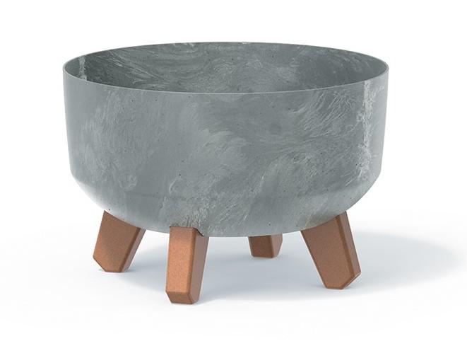 Květináč GRACIA LOW DGRL300LE beton