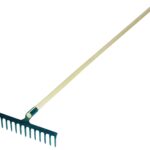 Hrábě zelezné 16 zubů s násadou 160 cm