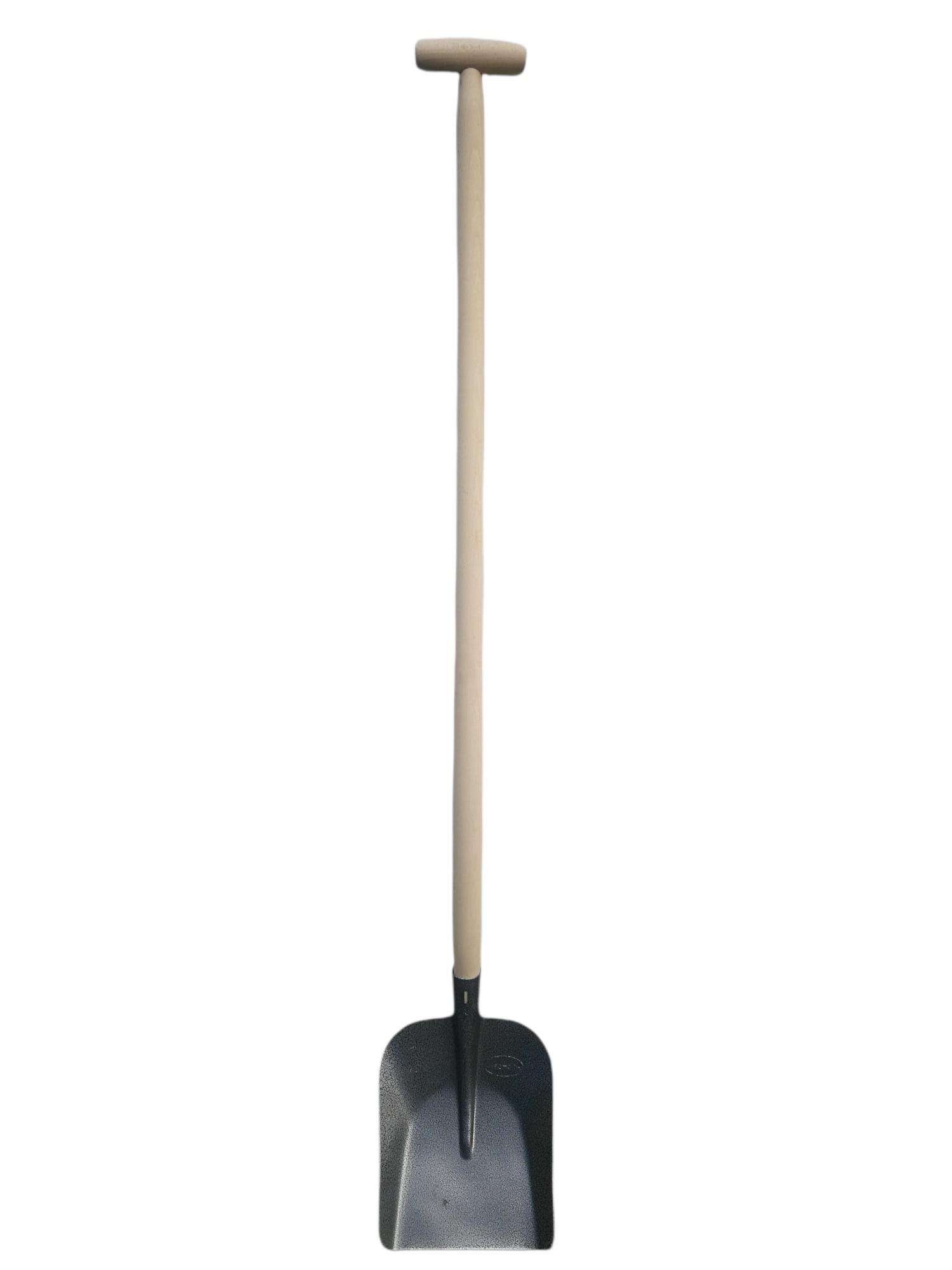 Lopata stájová kladívkový lak s násadou T 120 cm