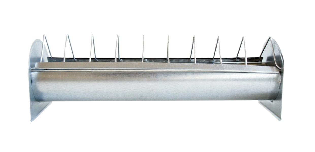 Krmítko slepičí 50 cm – hluboké, pozinkované