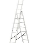 Žebřík Al 3x9 HOME trojdílný 9 příček