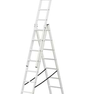 Žebřík Al 3x9 HOME trojdílný 9 příček