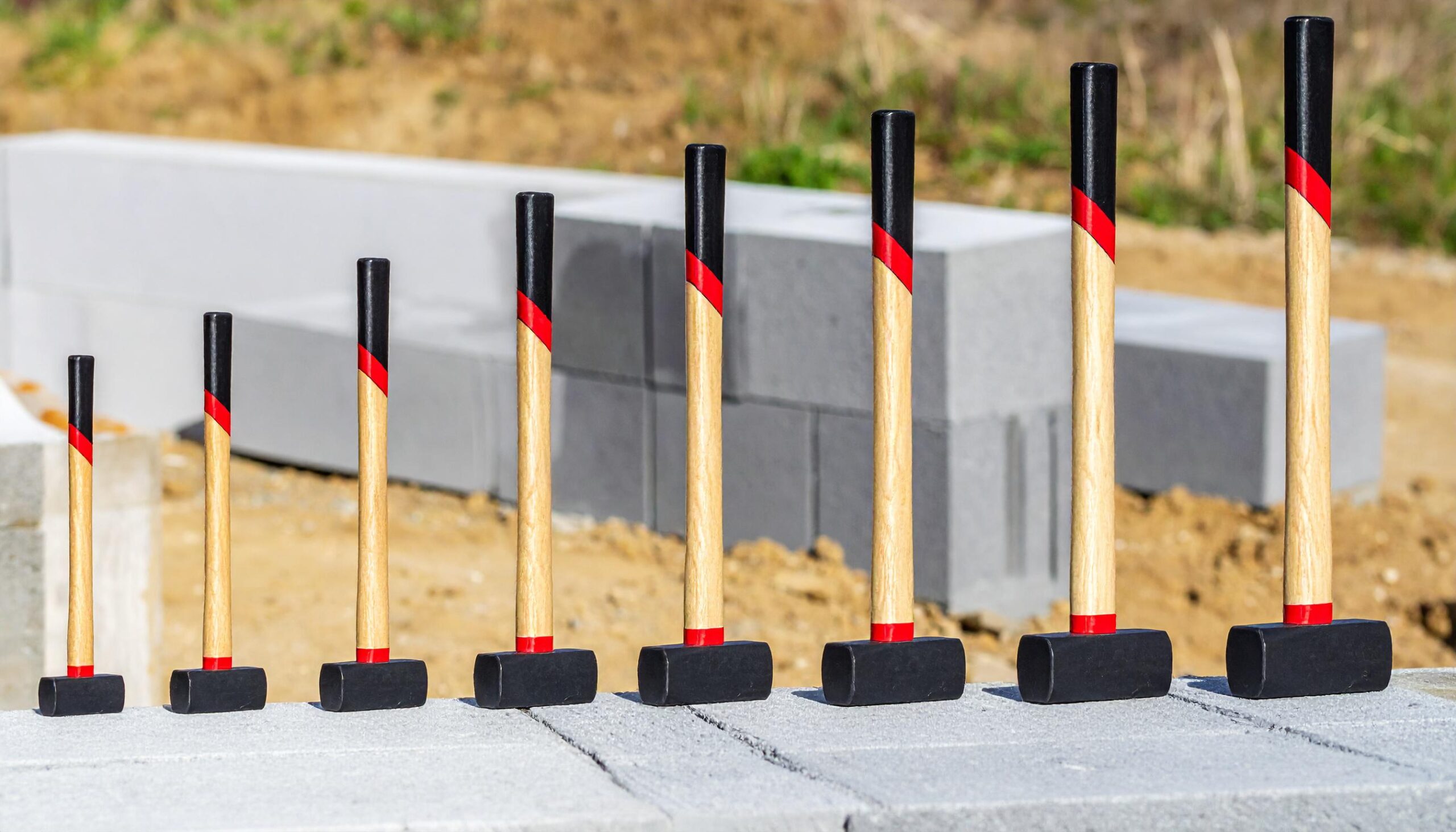 Palice na kámen 10000 g s dřevěnou násadou - Obrázek 2