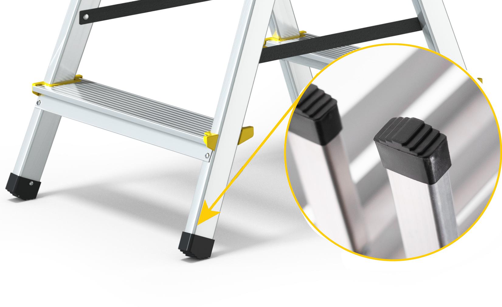 Schůdky Al 2x4 PROFI oboustranné - Obrázek 4