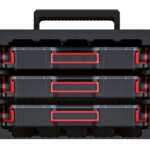 Skříňka s 3 organizéry TAGER CASE 415x290x290 mm