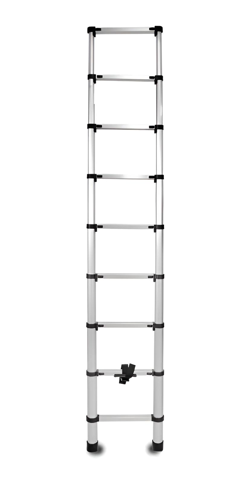 Žebřík teleskopický STEEL 1x9 HOME 2,6m - Obrázek 2